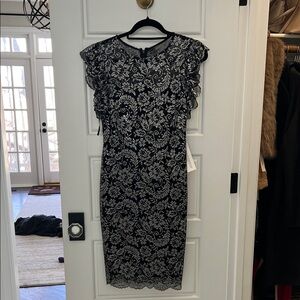 Elegant Black Lace Dress